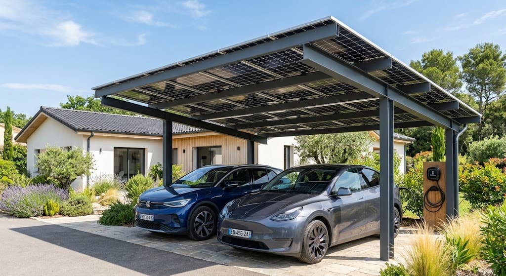 Carport solaire à Meaux