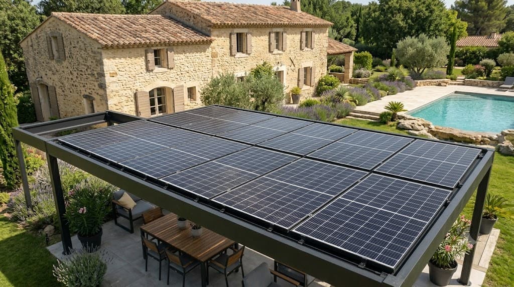 Pergola solaire